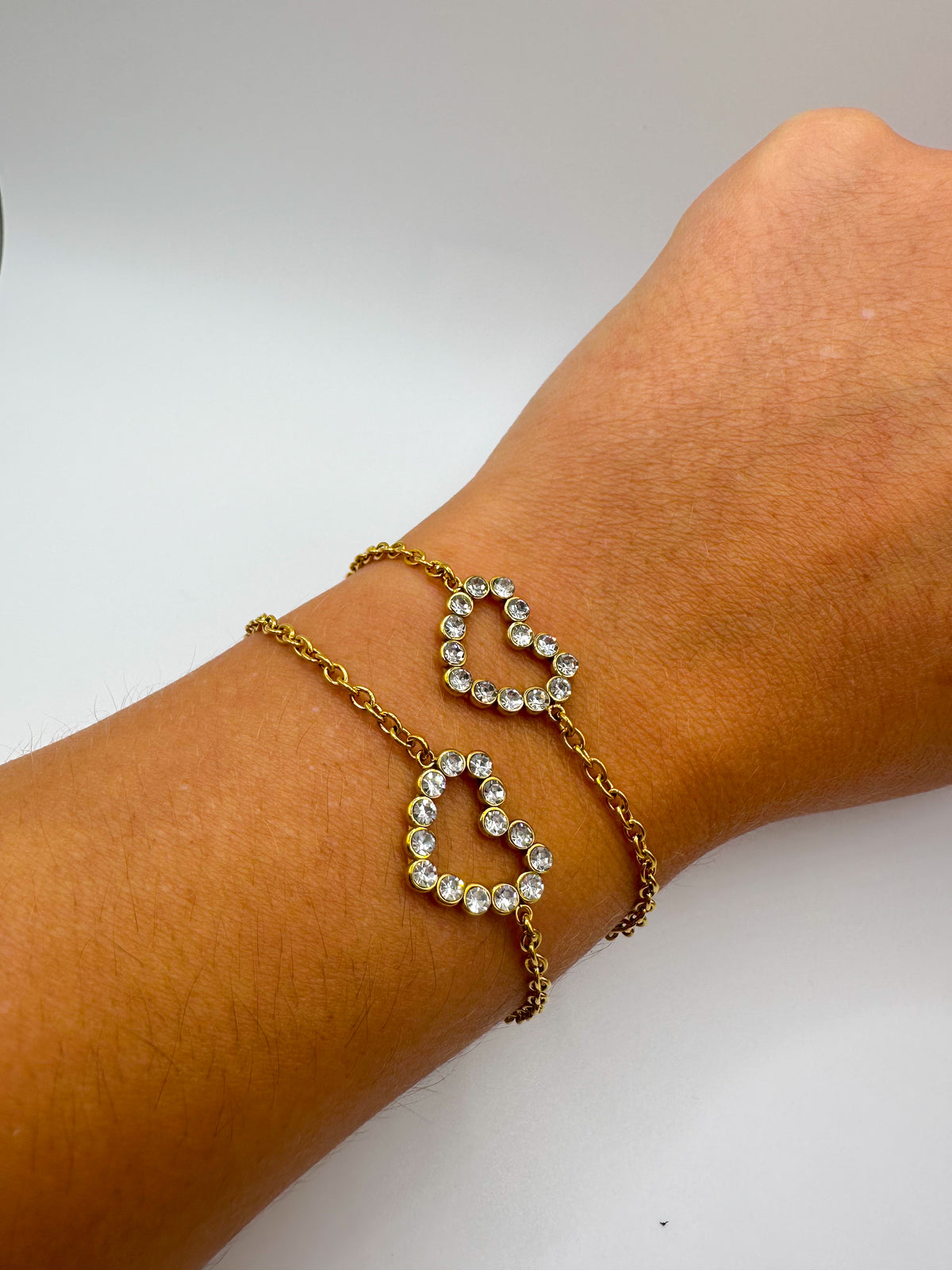 Pave' Heart Bracelet