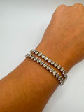 Oval Cz Tennis Bracelet