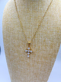 Charlotte Cross Necklace - Gold